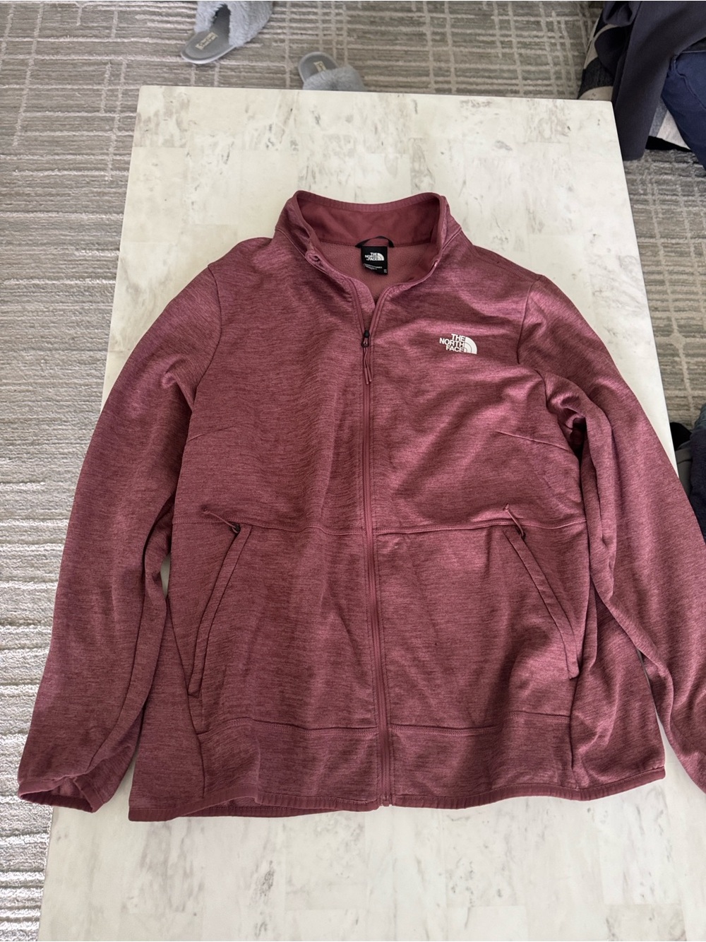 The North Face Women's Heathered Rose Full-Zip Fleece